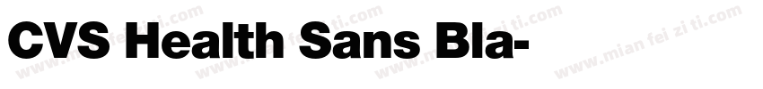 CVS Health Sans Bla字体转换